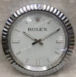 Best Copy Rolex Datejust Wall Clock - Stainless Steel White Dial